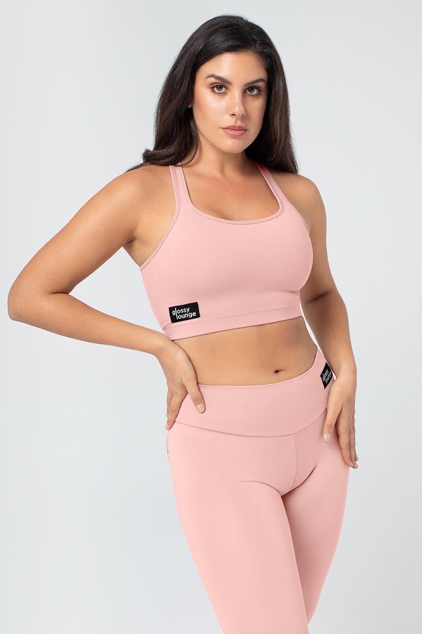 Women's Sustainable Sports Bra Racerback Long Line