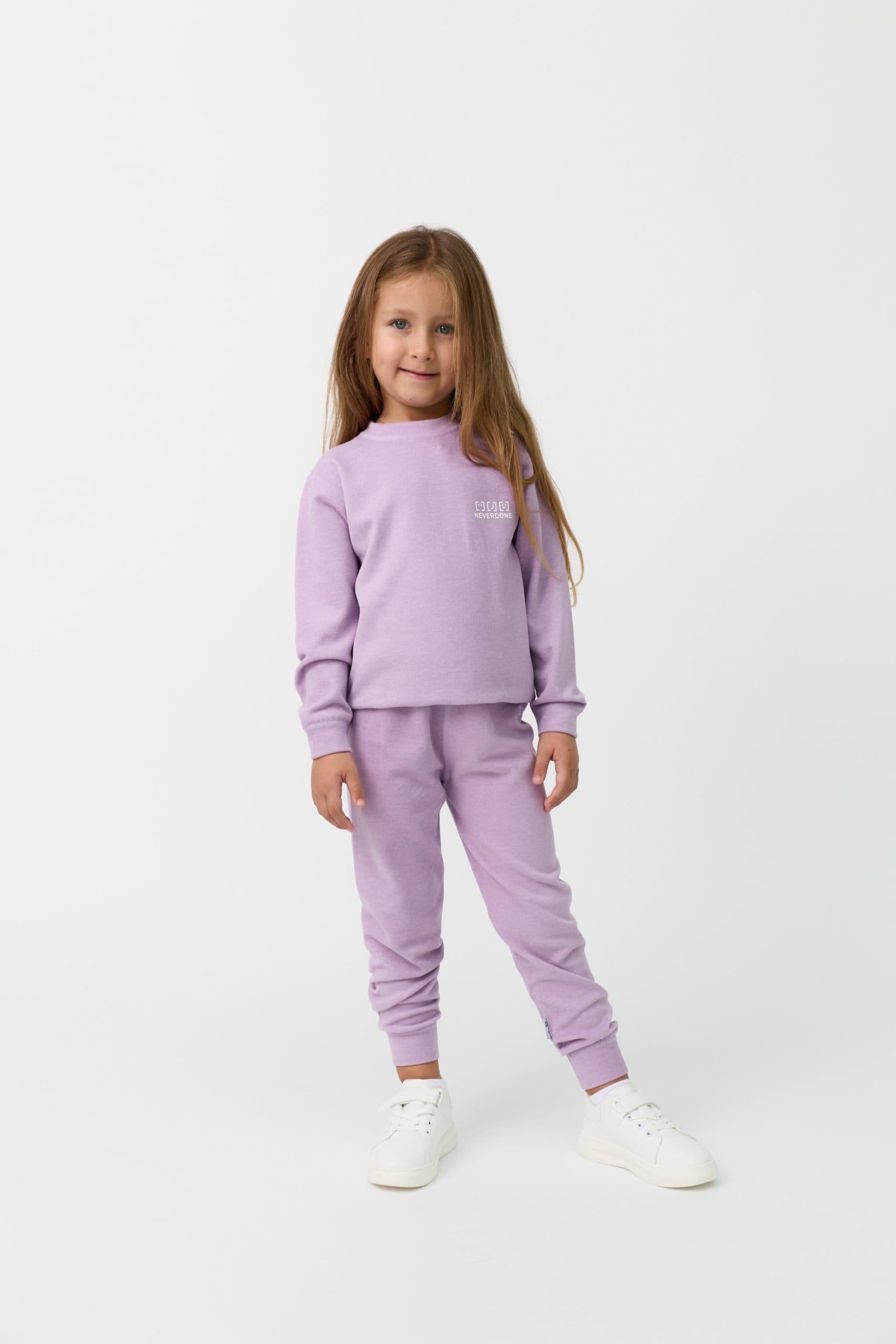 Kids’ unisex cotton sweatshirt & sweatpants set