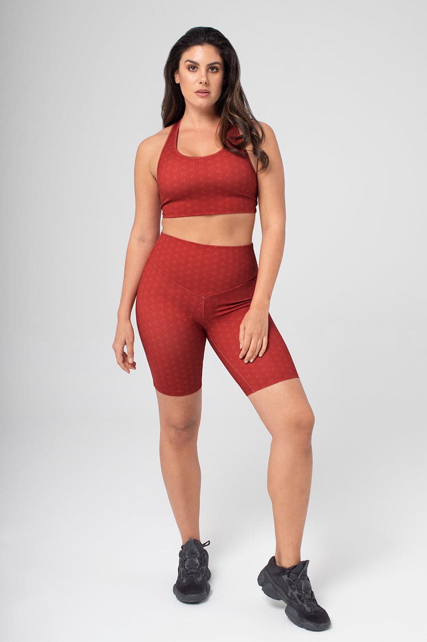 Women's Sustainable Print Every Body High Waist Biker Shorts